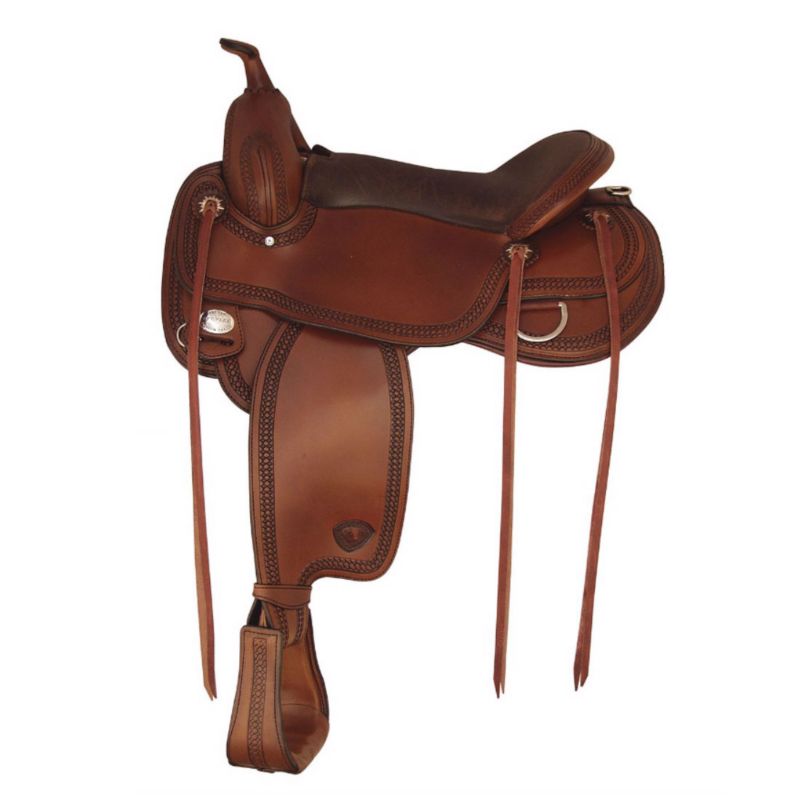 Tex Tan Montgomery Flex Western Trail Saddle
