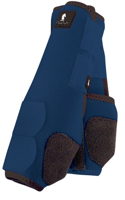 Classic Equine Legacy Front Boot Large Navy