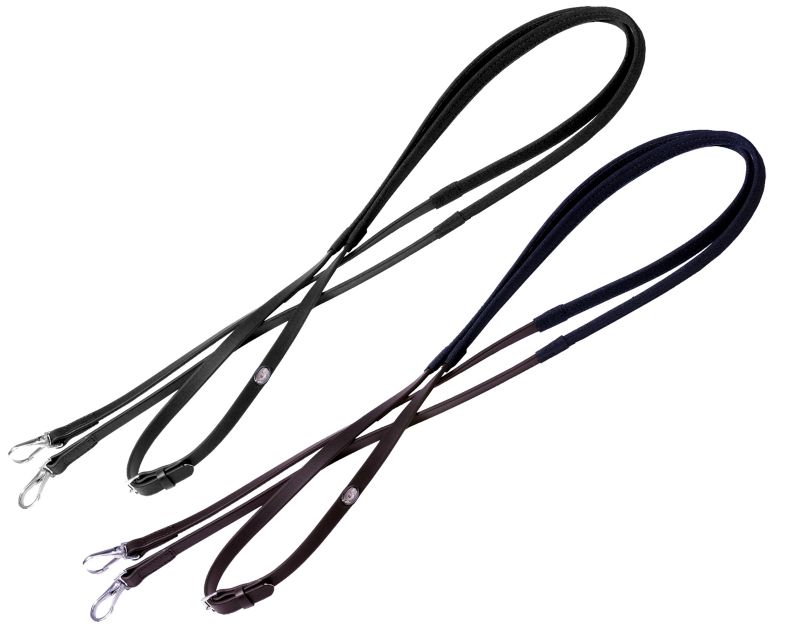 Tekna Anti-Slip Reins Horse Brown