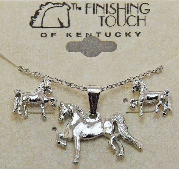 Dressage Horse Jewelry Set