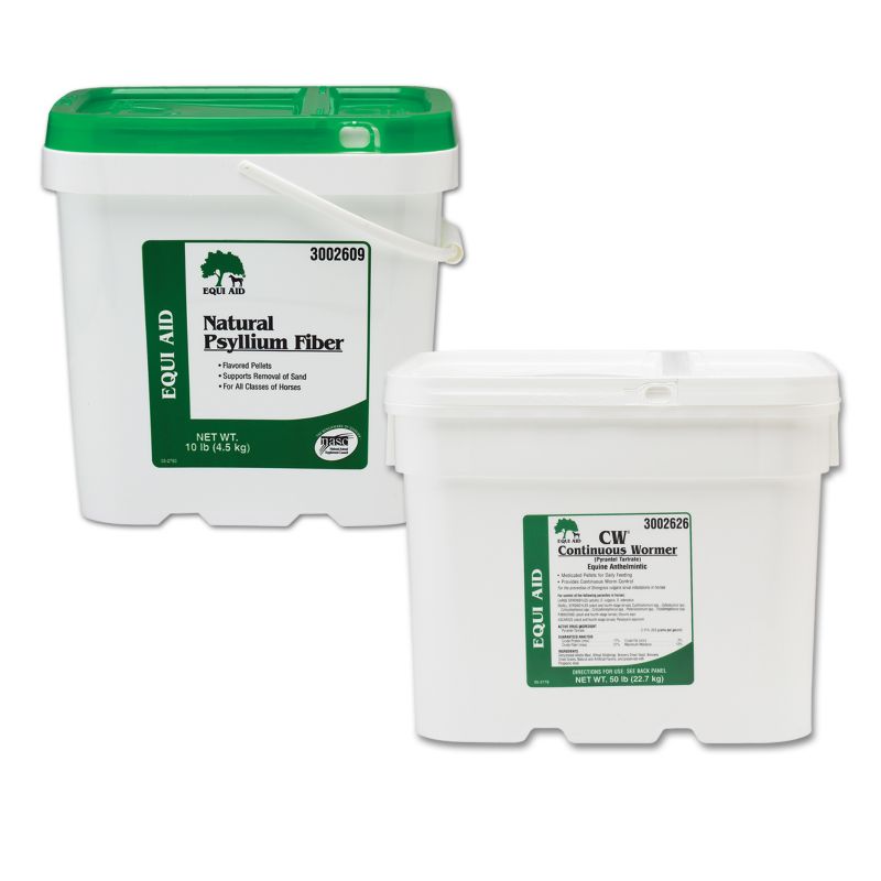 Equi-Aid CW 50 lbs with Psyllium Pellets 10lbs.