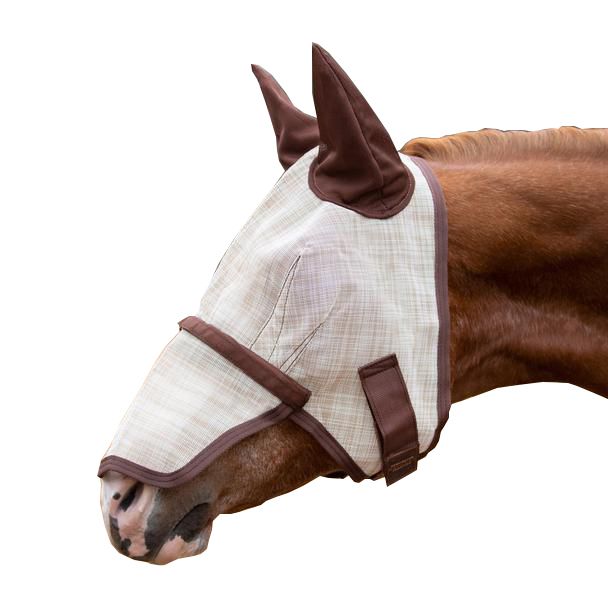 Kensington Long Nose Fly Mask with Ears Small Red