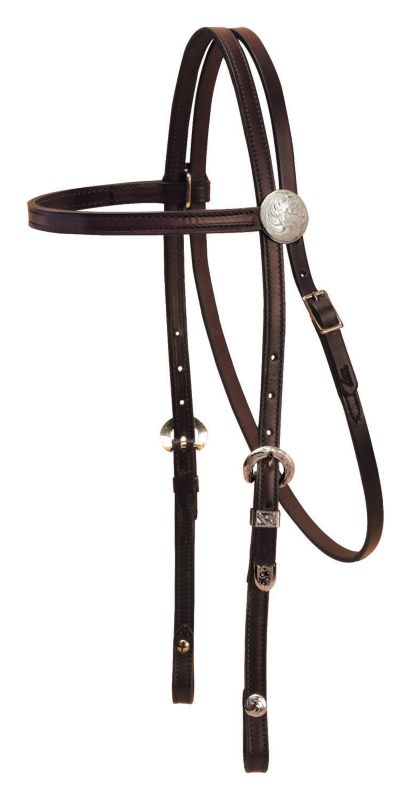 Tory Touch of Silver Browband Headstall