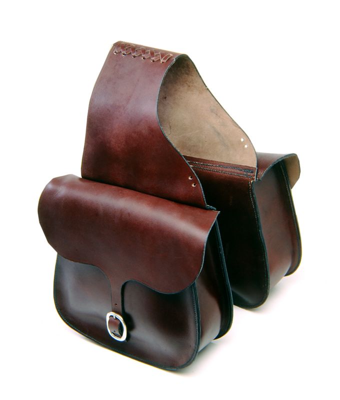 Tough-1 Leather Saddlebag