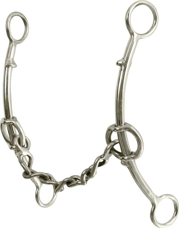 Classic Equine Goostree Long Chain Double Gag Bit