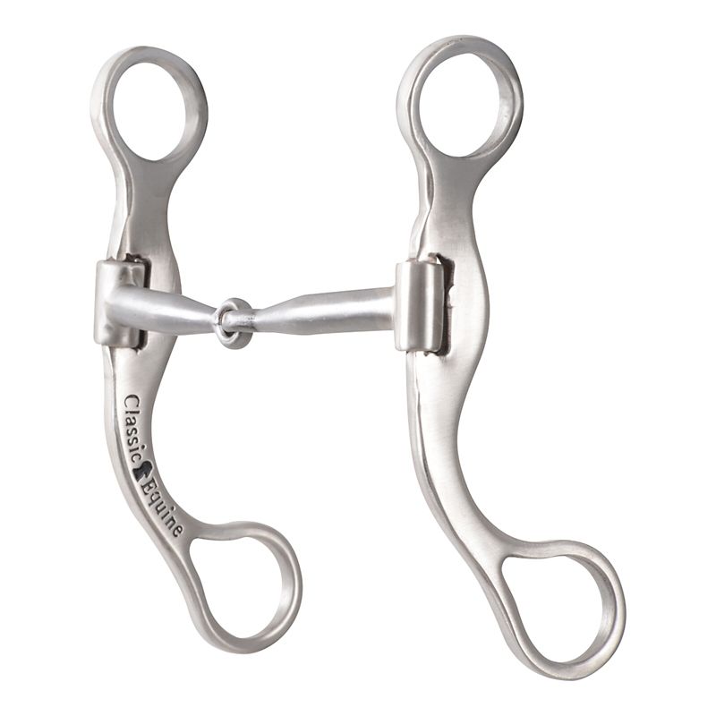 Classic Equine Bitlogic Flat Cheek Snaffle Bit 7In