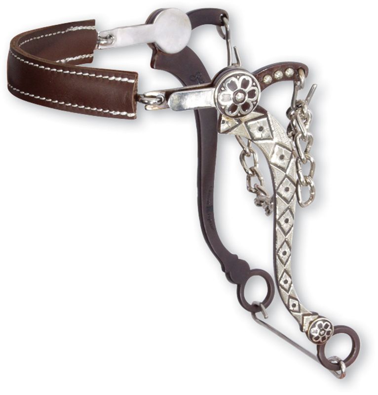 Classic Equine AT Silver Diamond Hackamore