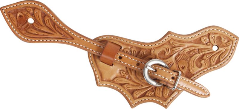 Martin Oak and Acorn Tooled Spur Strap