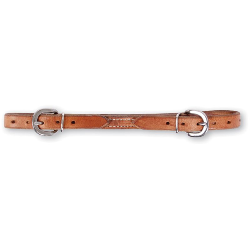 Martin Harness Leather Reined Cowhorse Curb Strap