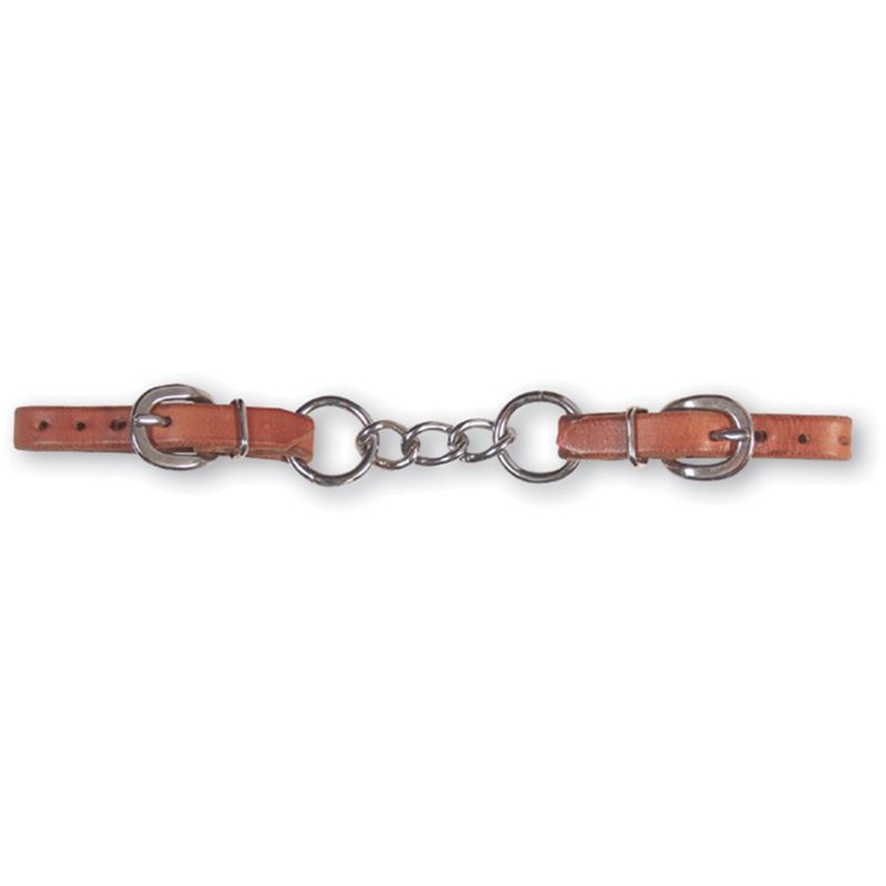 Martin 3-Link Harness Leather Curb Strap