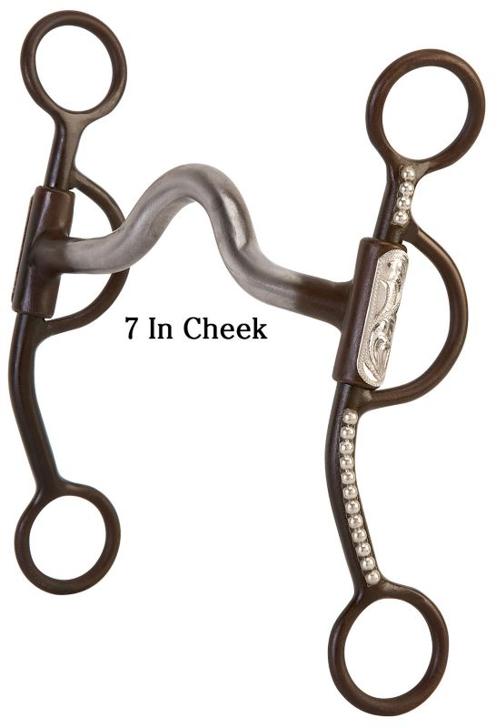 Weaver Stacy Westfall Silver DBL Rein Curb Bit