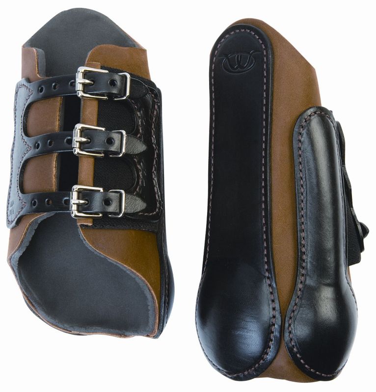 Weaver Leather Splint Boots Sml Tan/Blk