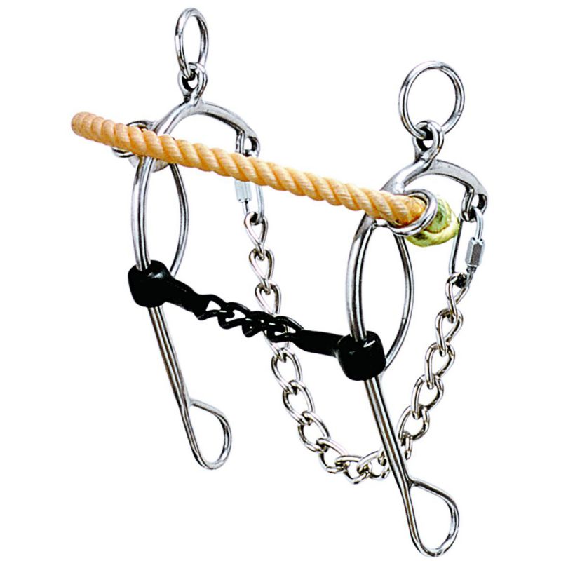 Weaver Combo Sweet Iron Rope Nose Gag Hackamore