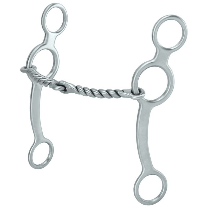 Weaver SS Twisted Flat Cheek Gag Bit