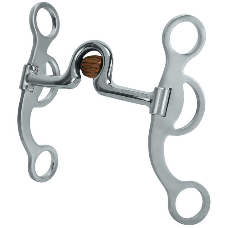 Weaver SS Med Port Roller Short Flat Shank Bit