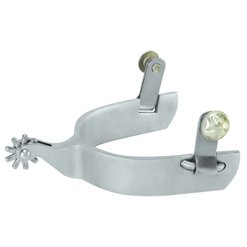 Weaver SS Hand Engraved Button Mens 10ptSpur