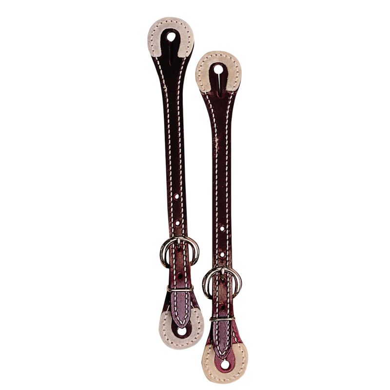 Weaver Latigo Rawhide Reinforced Spur Straps
