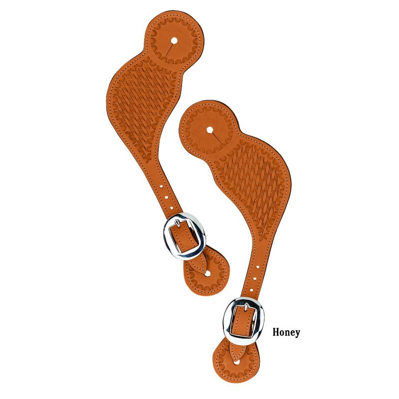 Weaver Basket Stamp Wide Spur Straps