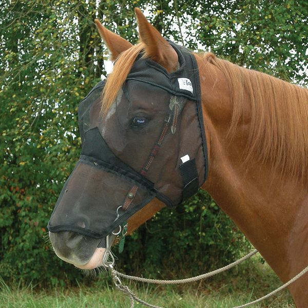 Cashel Quiet Ride Extended Nose Fly Mask Draft