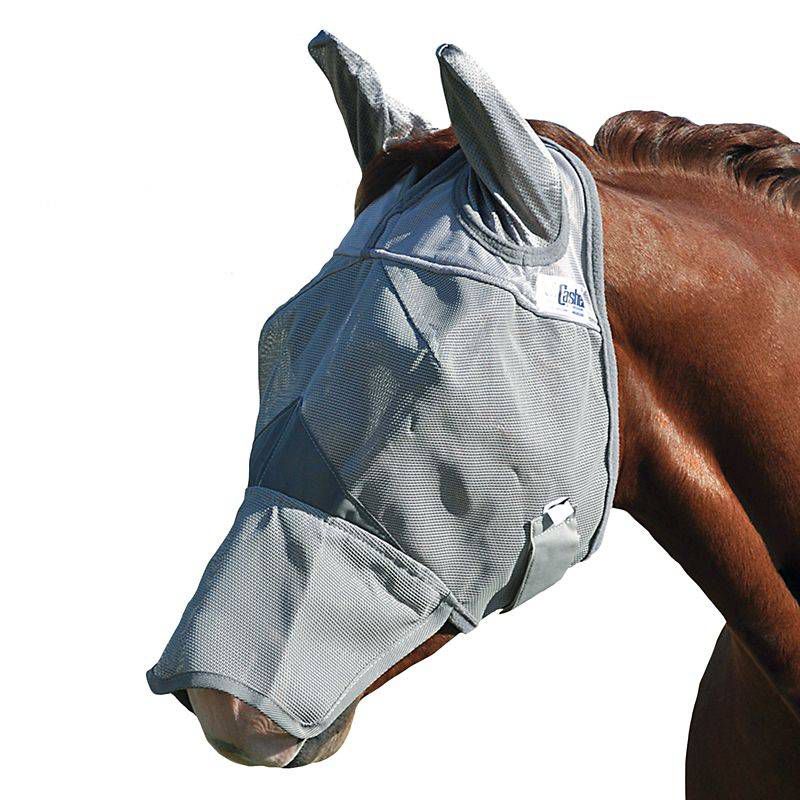 Cashel Breast Cancer Long Nose Fly Mask w/Ears