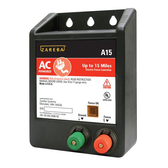 Zareba 15 Mile AC Solid State Charger