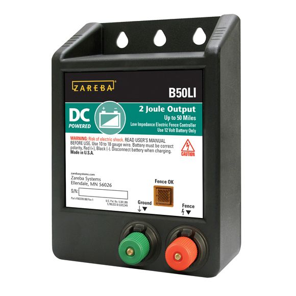 Zareba 50 Mile DC Low Impedance Charger