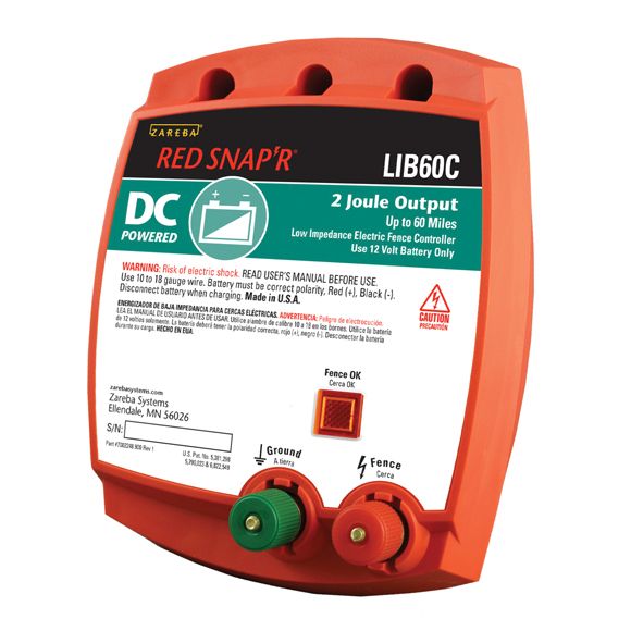 Zareba Red Snapr 60 Mile Battery Operated Charger