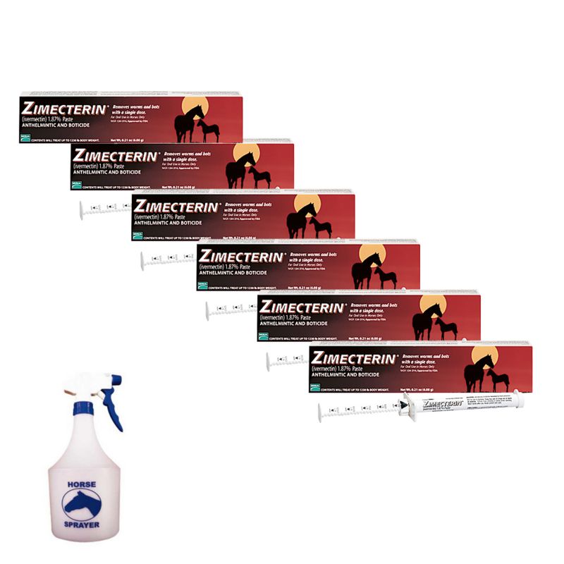 Zimecterin 6-Pack with FREE Trigger Sprayer