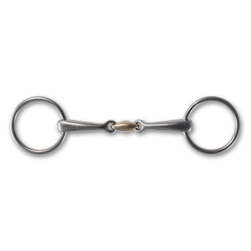 Stubben Steeltec Loose Ring Copper Link Bit