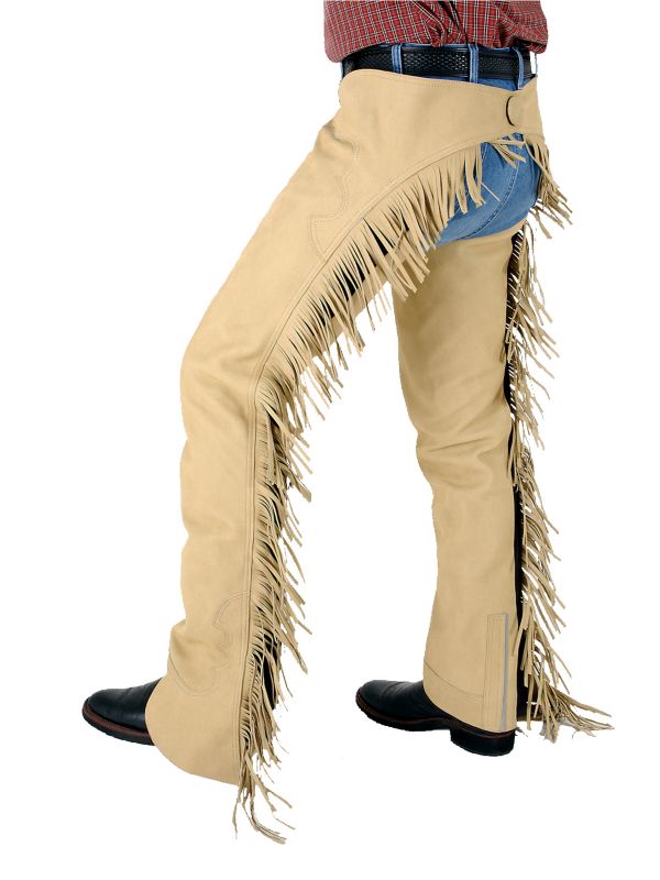 Tough-1 Synthetic Leather Western Show Chaps