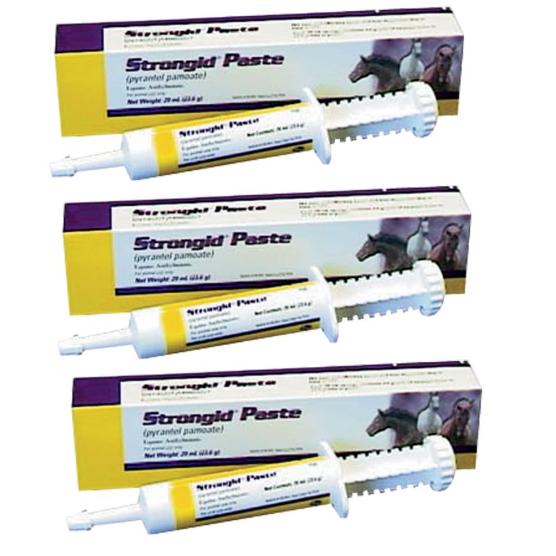 Strongid 3.60g Pyrantel Pamoate Paste 3-Pack