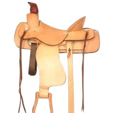 HH Saddlery Smooth A-Fork Roping Saddle