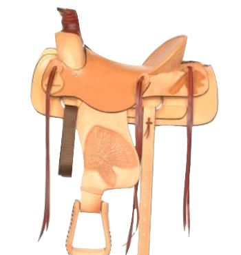 HH Saddlery Indian A-Fork Roping Saddle