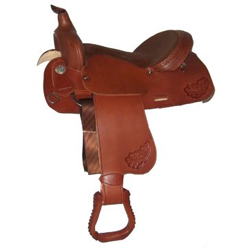 HH Saddlery Spot Oak All Around Trail Saddle