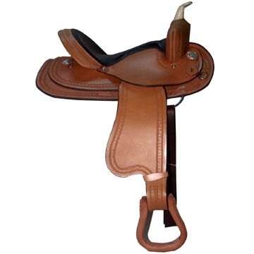 HH Saddlery Running W Border All Around Saddle