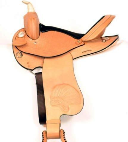 HH Saddlery Indian Round Skirt Barrel Saddle