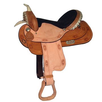 HH Saddlery Navajo DBL Skirt All Around Saddle