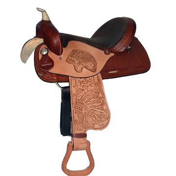 HH Saddlery Indian Square Skirt Barrel Saddle