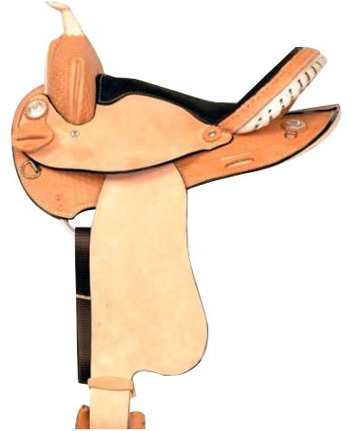 HH Saddlery Navajo Roughout Round Barrel Saddle