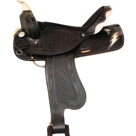 HH Saddlery Lighting Bolt Barrel Saddle