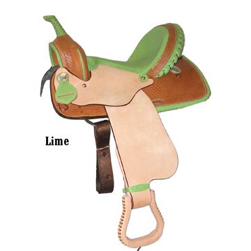 HH Saddlery Ostrich Square Barrel Saddle