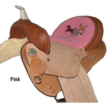 HH Saddlery Running Horse Barrel Saddle