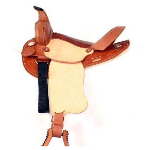 HH Saddlery Economy Barrel Saddle
