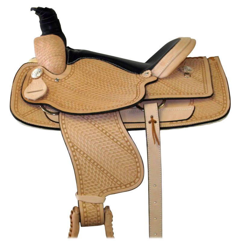 HH Saddlery Basket and Stars Roper Saddle