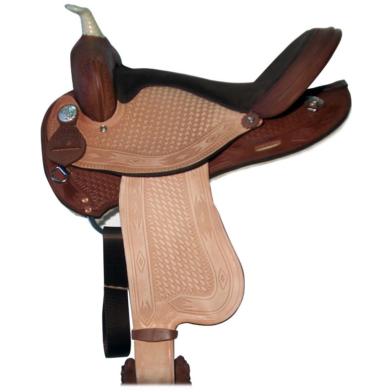HH Saddlery Roughout Navajo Barrel Saddle