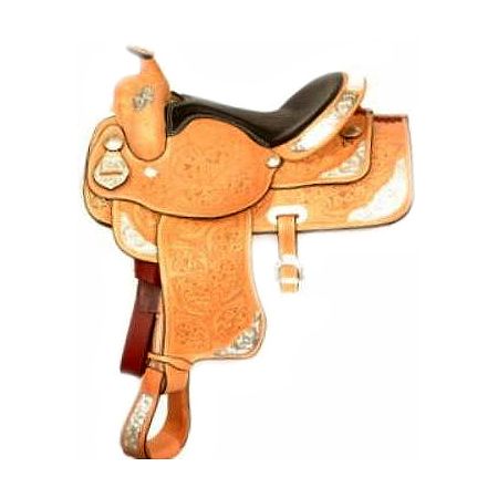 HH Saddlery Hand Carved Show Saddle