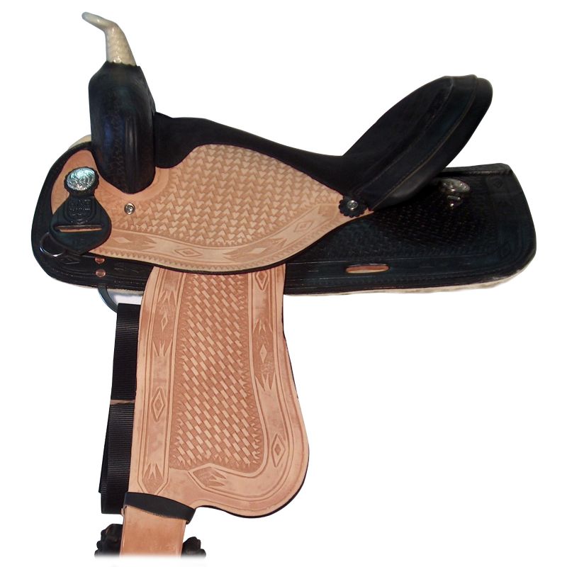 HH Saddlery Roughout Navajo Barrel Saddle