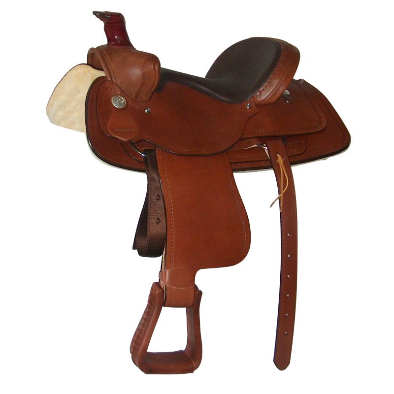 HH Saddlery Swept Back Padded Roper Saddle