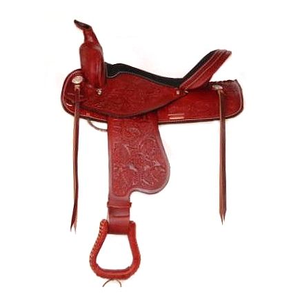 HH Saddlery Floral String Trail Saddle