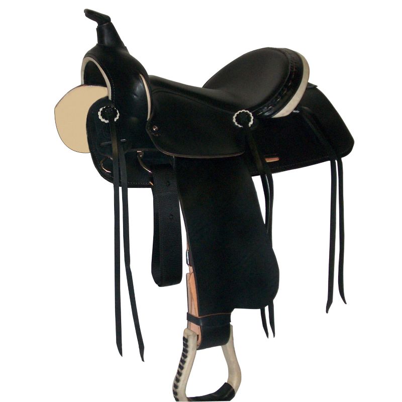 HH Saddlery Rawhide Small Square Trail Saddle